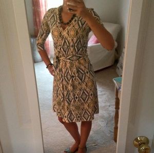 Market and Spruce Ohara Feax wrap dress